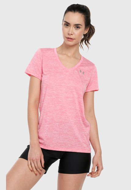 Camiseta Rosa UNDER ARMOUR Tech SSV Twist