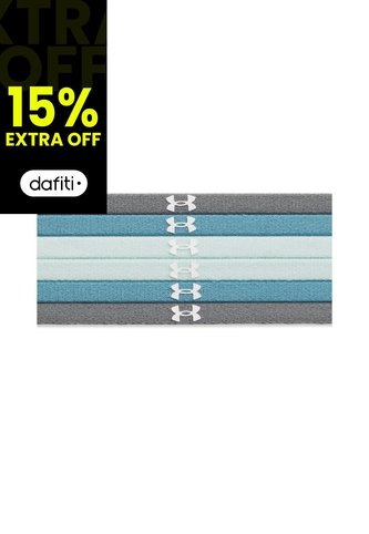 Banda Hombre UNDER ARMOUR WMINIELASTIC6PK-GRN Verde Under Armour Under Armour