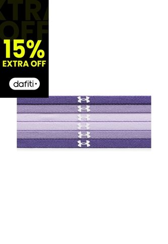 Banda Mujer UNDER ARMOUR W MINI ELASTIC 6PK Purpura Under Armour Under Armour