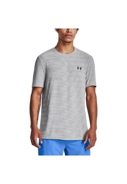 Camiseta Under Armour Seamless Novelty-Gris