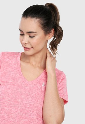 Camiseta Rosa UNDER ARMOUR Tech SSV Twist