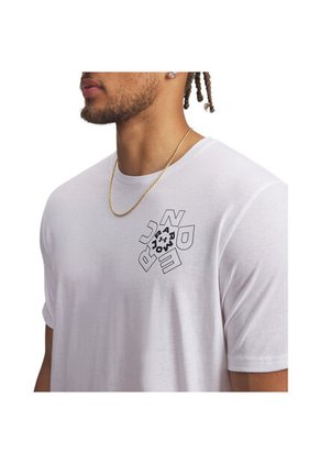 Camiseta Hombre Under Armour UA M RADIAL WM SS Blanco Under Armour