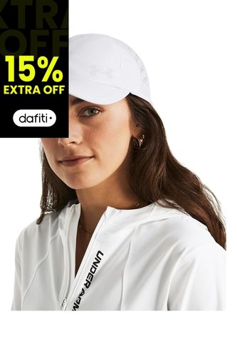 Gorra Mujer UNDER ARMOUR W ISOCHLL LAUNCH ADJ Blanco Under Armour Under Armour