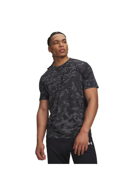 Camiseta Hombre Under Armour Abc Camo Negro Under Armour