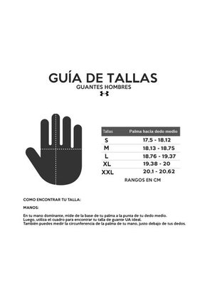 Guantes Under Armour Weightlifting-Negro