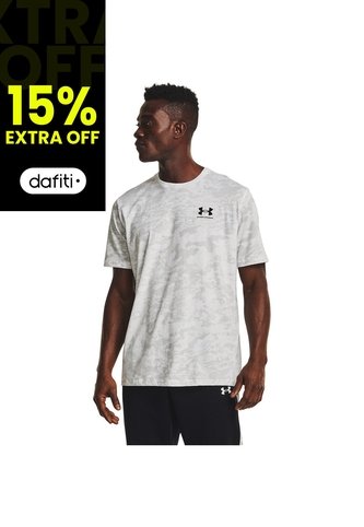 Camiseta ABC Camo Para Hombre Blanco 1357727-100-022 Under Armour Under Armour