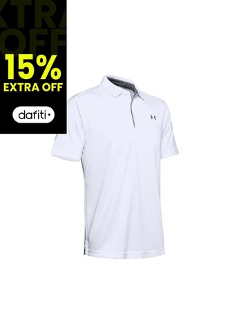 Camisa Hombre Under Armour Tech Polo-Wht Blanco Under Armour Under Armour