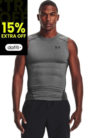Camiseta De Compresión HG Armour Comp Para Hombre Gris 1361522-090-Y81 Under Armour Under Armour