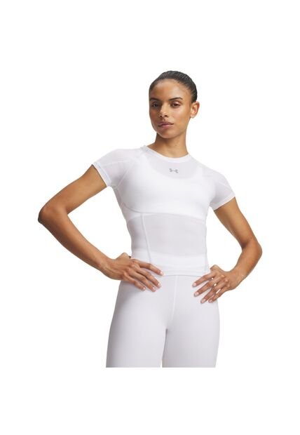 Camiseta Mujer Under Armour HEATGEAR ELITE SS Blanco Under Armour