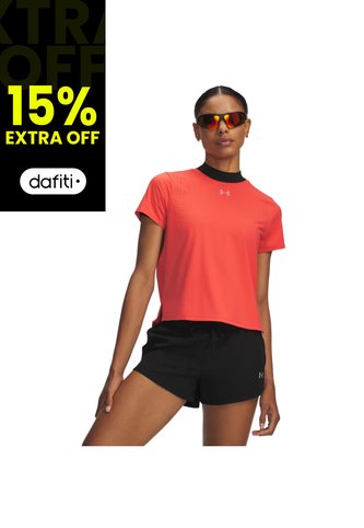 Camiseta Mujer Under Armour VELOCITI PRO SHRTSLV Naranja Under Armour Under Armour