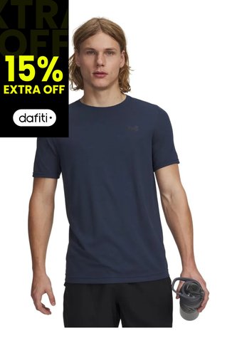 Camiseta Hombre UNDER ARMOUR VNSH SMLSS NVELTY SS Azul Under Armour Under Armour