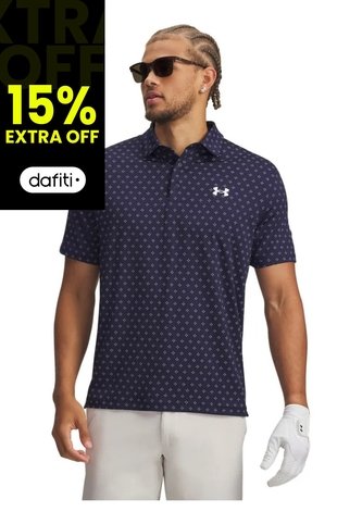 Camiseta Hombre UNDER ARMOUR PLAYOFF 3 PRNTD POLO Blanco Under Armour Under Armour