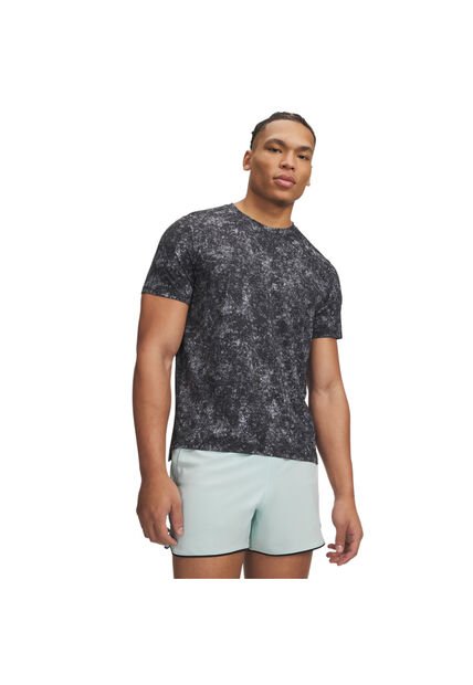 Camiseta Hombre Under Armour VLOCITI PRO PRINT SS Negro Under Armour