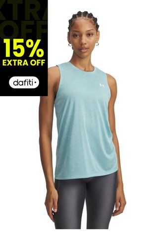 Camiseta Mujer UNDER ARMOUR TECH TANK TWIST Azul Under Armour Under Armour