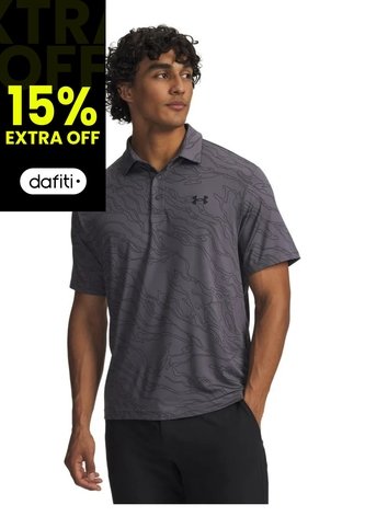 Camiseta Hombre UNDER ARMOUR PLAYOFF 3 PRNTD POLO Gris Under Armour Under Armour