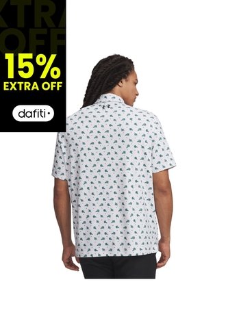 Camisa Polo Hombre Under Armour PLAYOFF 3 PRNTD POLO Blanco Under Armour Under Armour