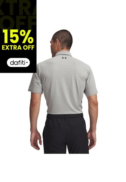 Camisa Polo Hombre Under Armour PLAYOFF 3 PRNTD POLO Verde Under Armour