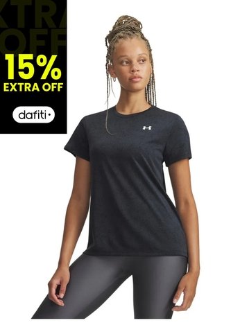 Camiseta Mujer UNDER ARMOUR TECH PIXELATE SSC Negro Under Armour Under Armour