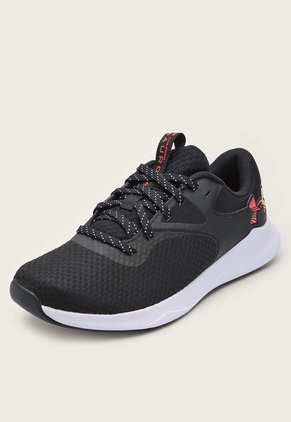 Tenis Training Negro-Blanco-Coral UNDER ARMOUR Charged Aurora 2
