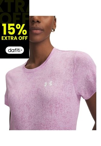 Camiseta Mujer UNDER ARMOUR TECH PIXELATE SSC Rosado Under Armour Under Armour