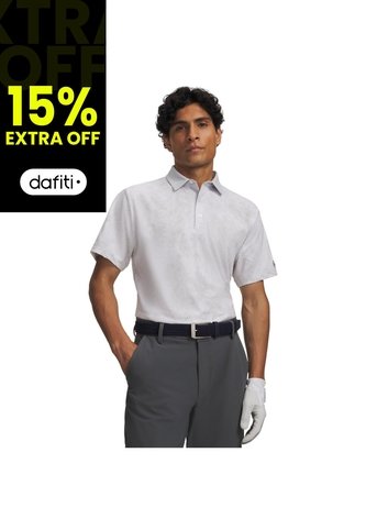 Camiseta Hombre Under Armour ARMRDRY PRINTED POLO Gris Under Armour Under Armour