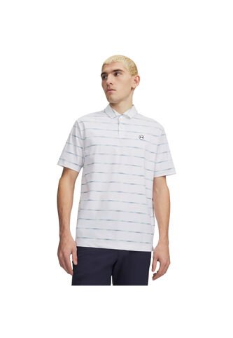 Camiseta Hombre Under Armour DRV CHLL PRNTED POLO Blanco Under Armour Under Armour