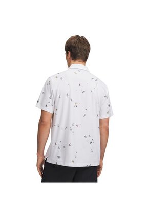 Camiseta Hombre Under Armour ARMRDRY PRINTED POLO Blanco Under Armour
