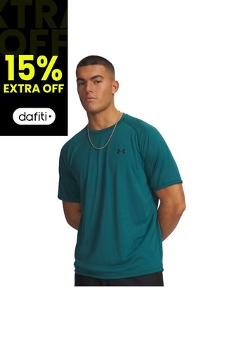 Camiseta Hombre Under Armour UA TECH 2.0 SS TEE Verde Under Armour Under Armour