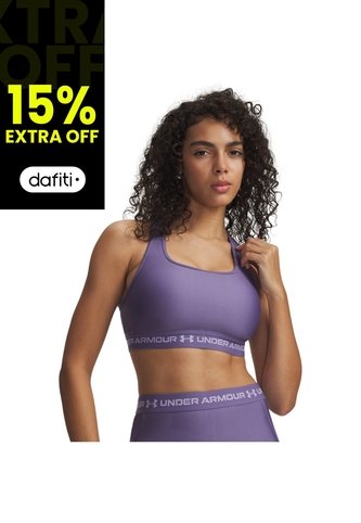 Sujetador Mujer Under Armour CROSSBACK MID BRA Purpura Under Armour Under Armour