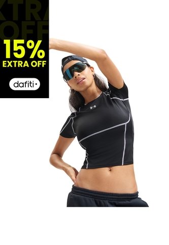 Camiseta Manga Larga Mujer Under Armour HEATGEAR ELITE SS Negro Under Armour Under Armour