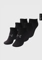 Medias X3 UNDER ARMOUR  Essential Low Cut Negro de Under Armour