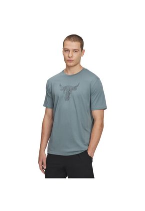 Camiseta Hombre Under Armour PJT RCK BRHM BULL SS Azul Under Armour