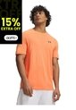 Camiseta Hombre UNDER ARMOUR VANISH SEAMLESS SS Naranja Under Armour de Under Armour