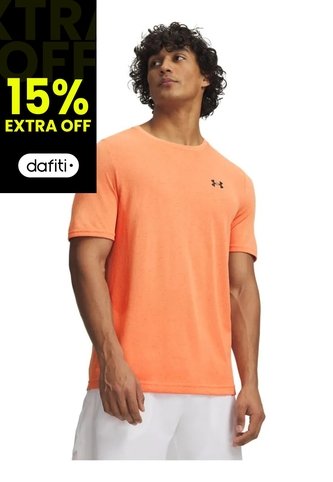 Camiseta Hombre UNDER ARMOUR VANISH SEAMLESS SS Naranja Under Armour Under Armour