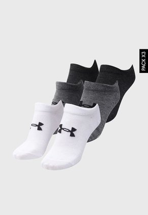 Medias Tobilleras x3 UNDER ARMOUR Essential No Shw Multicolor
