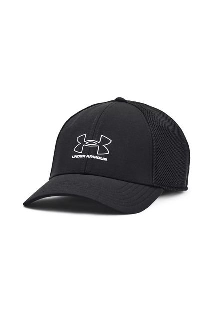 Gorra Under Armour Isochill Driver Mesh-Negro/Blanco