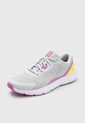 Tenis Running Gris-Violeta-Amarillo Neón UNDER ARMOUR KIDS  CGS Surge 3 de Under Armour