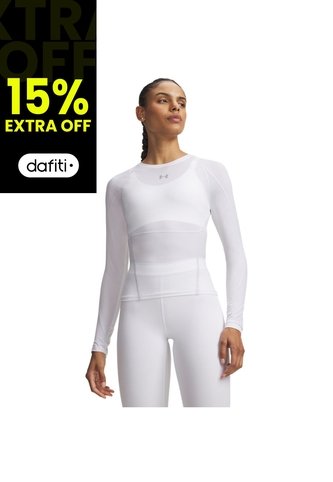 Camiseta Mujer Under Armour HEATGEAR ELITE LS Blanco Under Armour Under Armour