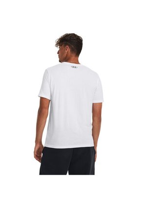 Camiseta Hombre Under Armour CAMO CHEST STRIPE SS Blanco Under Armour