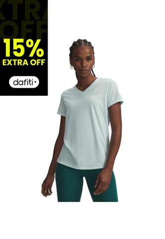 Camiseta Mujer Under Armour TECH SSV SOLID Verde Under Armour Under Armour