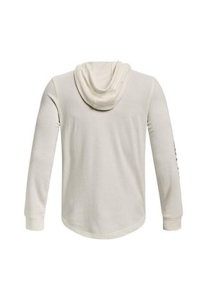 Hoodie Under Armour Project Rock Terry-Blanco