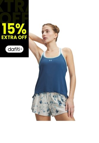 Camiseta Sin Mangas Mujer Under Armour VANSH RACERBACK TANK Azul Under Armour Under Armour