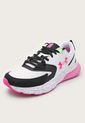 Tenis Running Blanco-Negro-Fucsia UNDER ARMOUR HOVR Turbulence de Under Armour