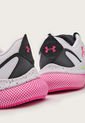 Tenis Running Blanco-Negro-Fucsia UNDER ARMOUR HOVR Turbulence de Under Armour