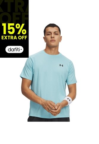 Camiseta Hombre Under Armour UA TECH TEXTURED SS Azul Under Armour Under Armour