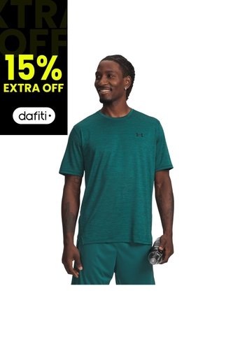 Camiseta Hombre Under Armour UA TECH VENT SS Verde Under Armour Under Armour
