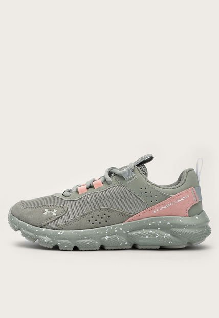 Tenis Running Verde Oliva-Salmón-Blanco UNDER ARMOUR Charged Verssert Speckle