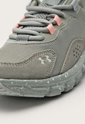 Tenis Running Verde Oliva-Salmón-Blanco UNDER ARMOUR Charged Verssert Speckle