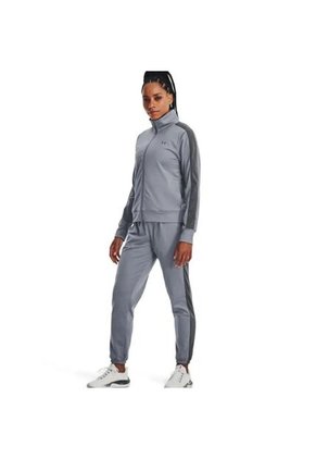 Sudadera Under Armour Tricot Tracksuit Mujer-Gris