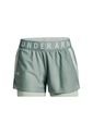 Short Under Armour Play Up 2 En 1  Mujer-Menta de Under Armour